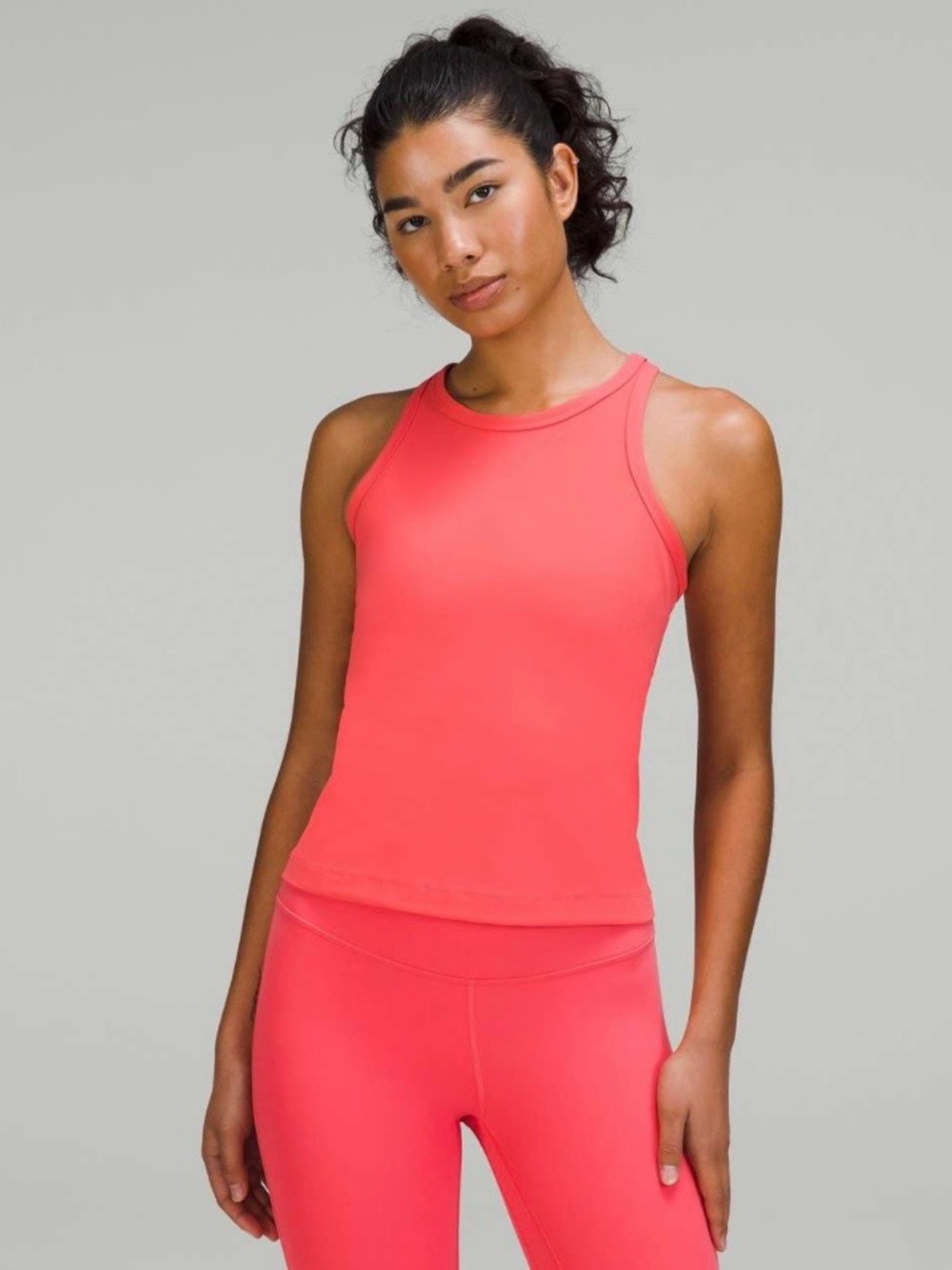 Lululemon Align Waist-Length Racerback Tank Top, Pale Raspberry, 12 - Picture 2 of 14